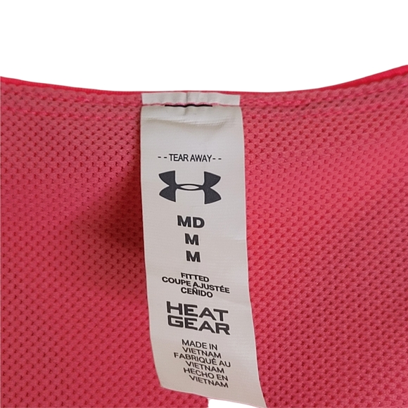 Under Armour Women's Sport 2 in 1 Racerback Tank Top BIB Avy 1356299 Hot Pink M - Picture 7 of 12
